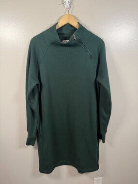 Athleta Cozy Karma Sweatshirt Dress Size Large Tall Comfy Travel Athleisure